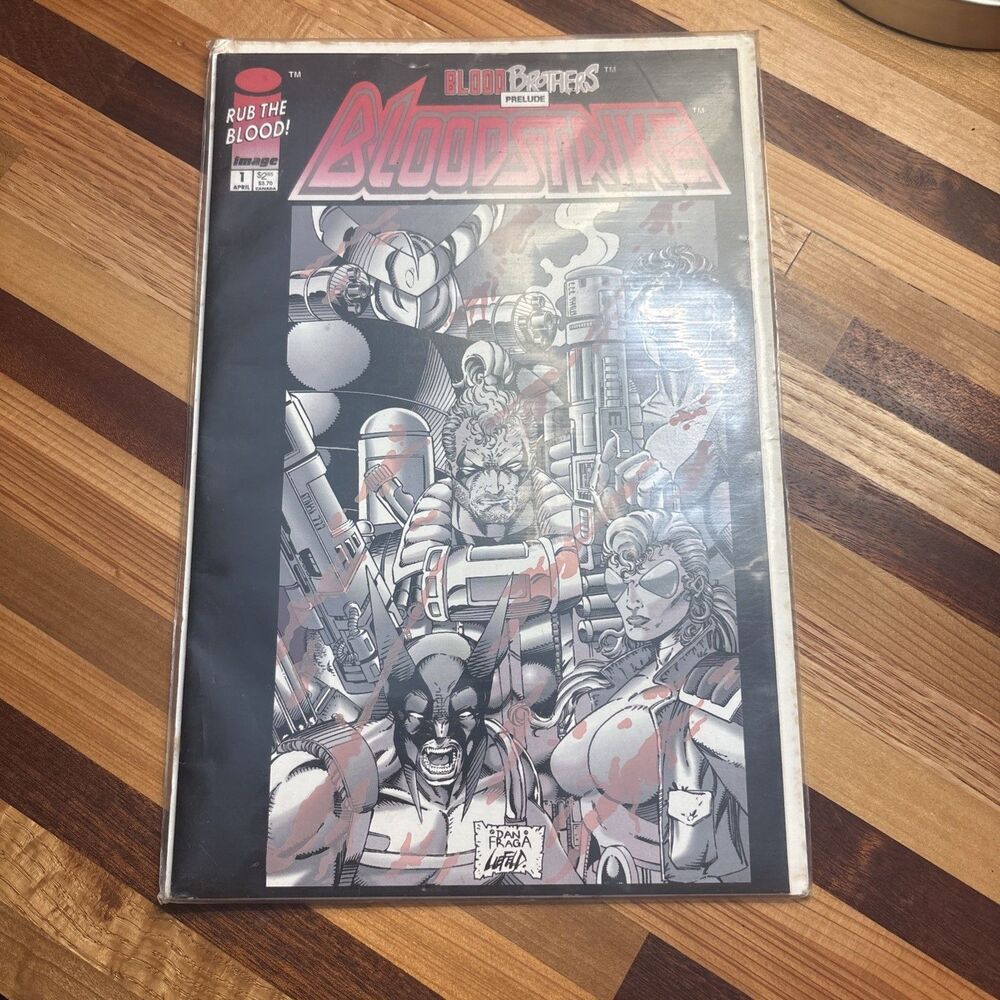 BloodStrike 1 Rob Liefeld Dan Fraga Extreme Studios Brothers Image Comics 1993